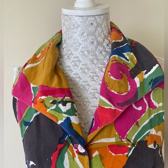 Argentum vintage limited run skort set in bright pattern - Picture 3 of 10